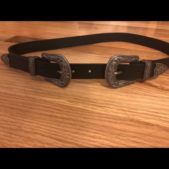 Double buckle western belt - Picture 3 of 3